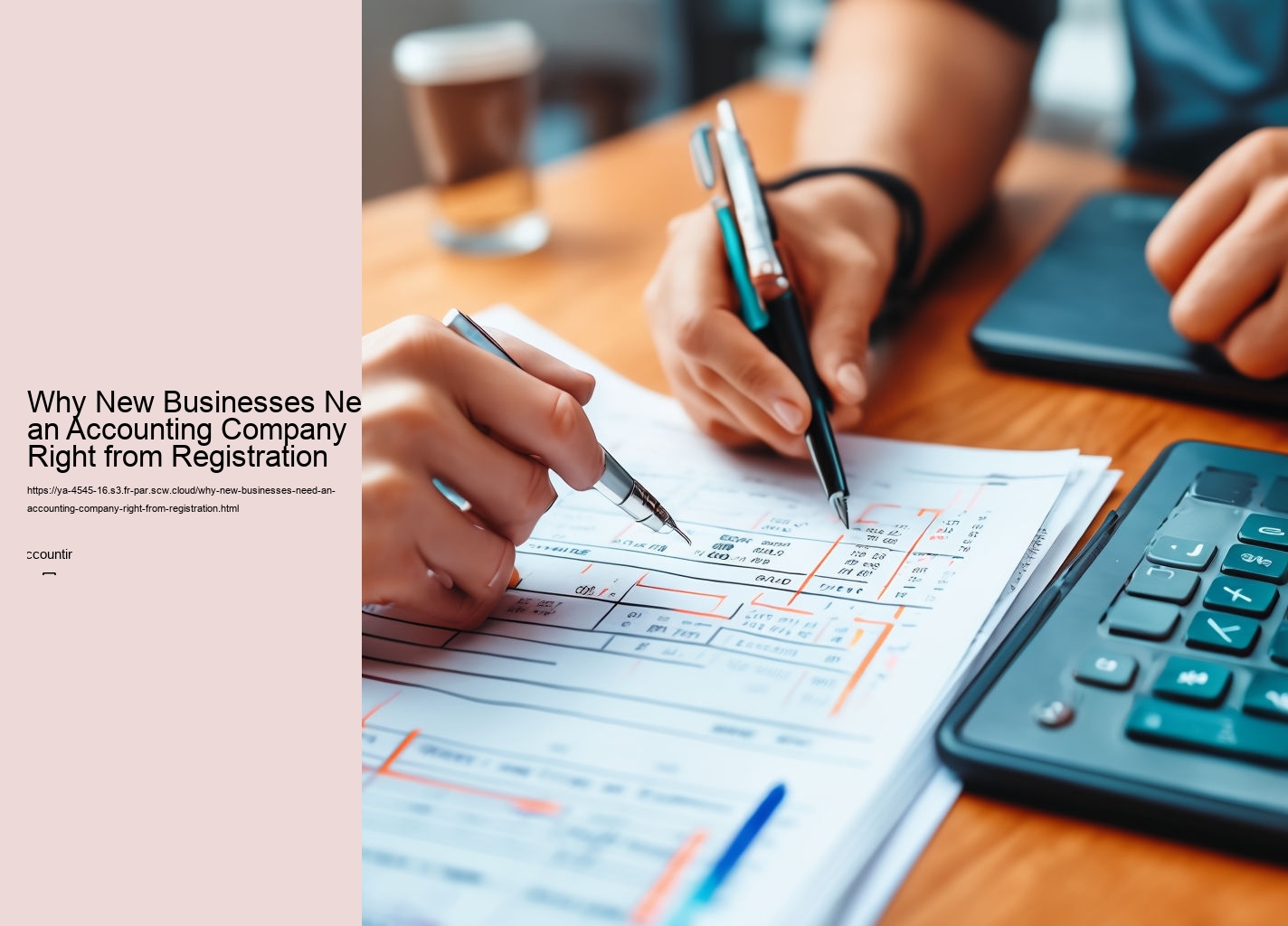 Why New Businesses Need an Accounting Company Right from Registration